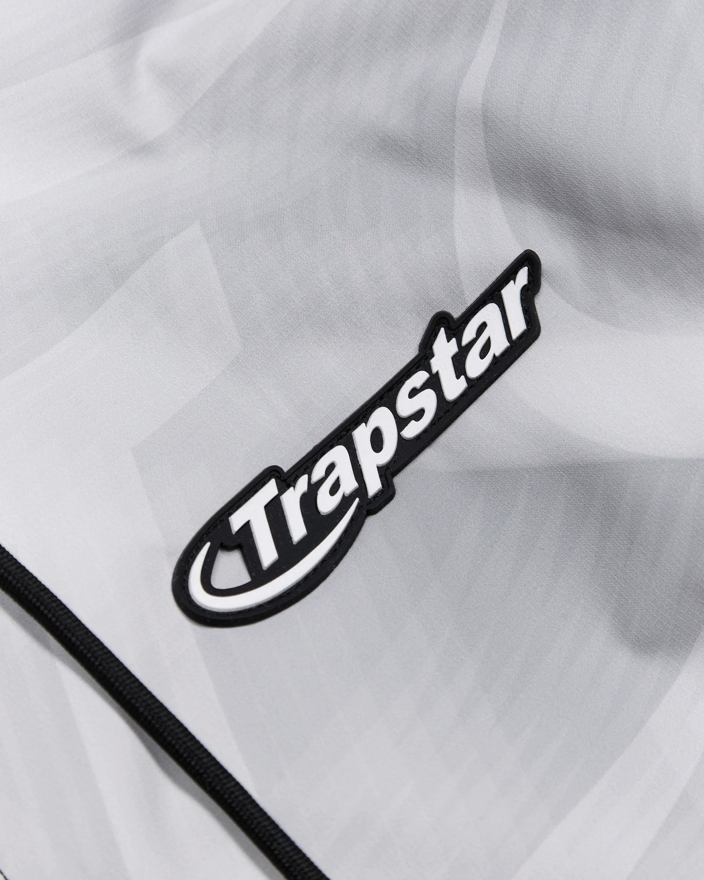 Trapstar Hyperdrive Contrast Print Shell Jacket Black/Grey