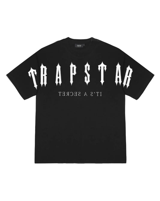 Trapstar Arch Chenille Decoded 2.0 Tee Black/White