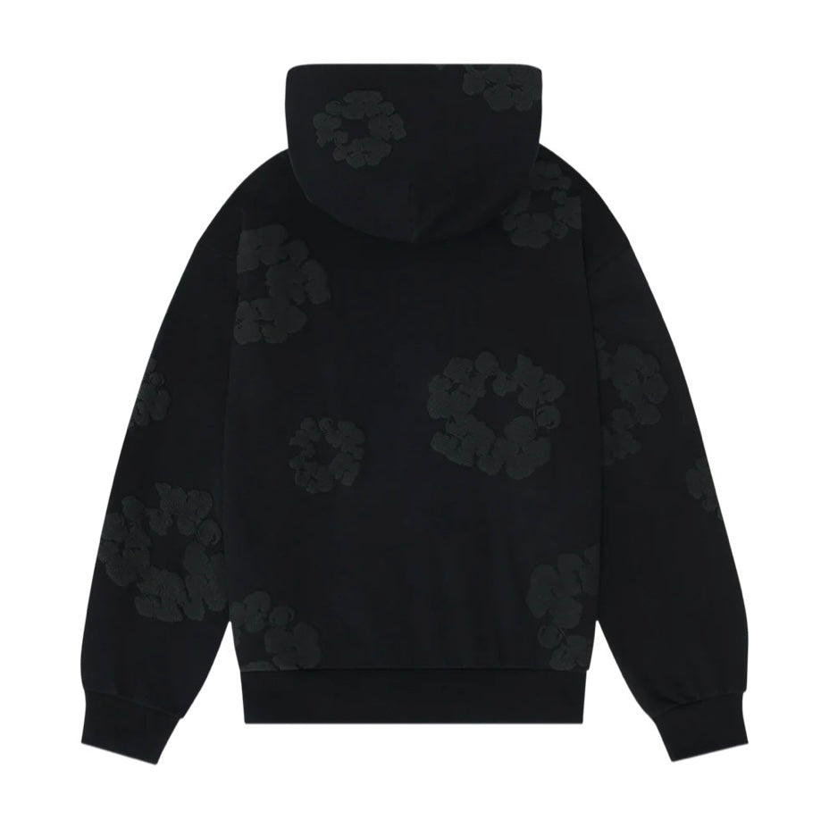 Denim Tears Black Monochrome Hoodie