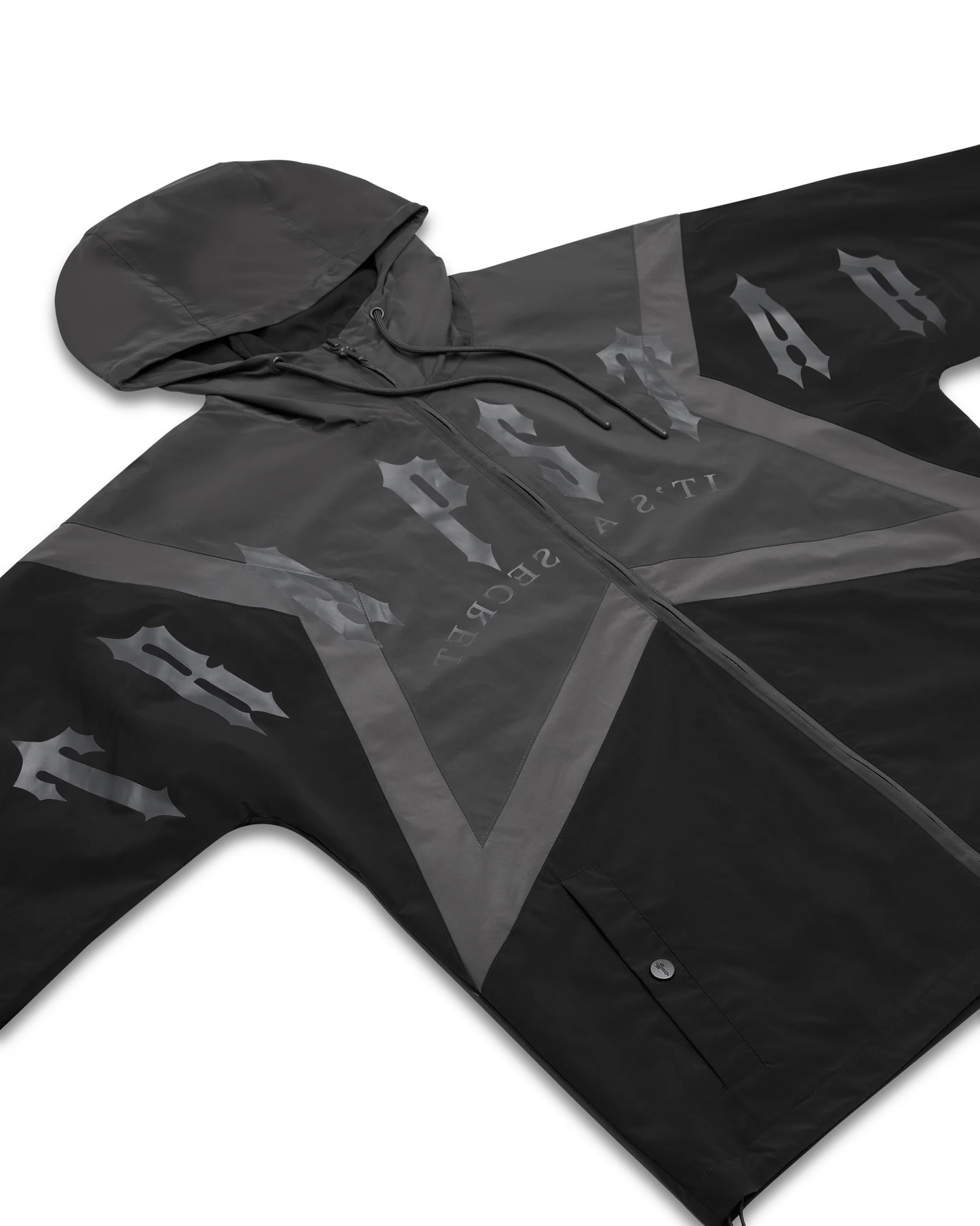 Trapstar Iron Gate Arch Star Shell Jacket Black