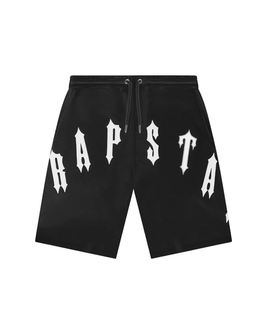 Trapstar Arch Chenille Decoded 2.0 Shorts Black/White