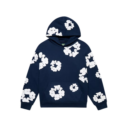 Denim Tears The Cotton Wreath Hoodie Navy