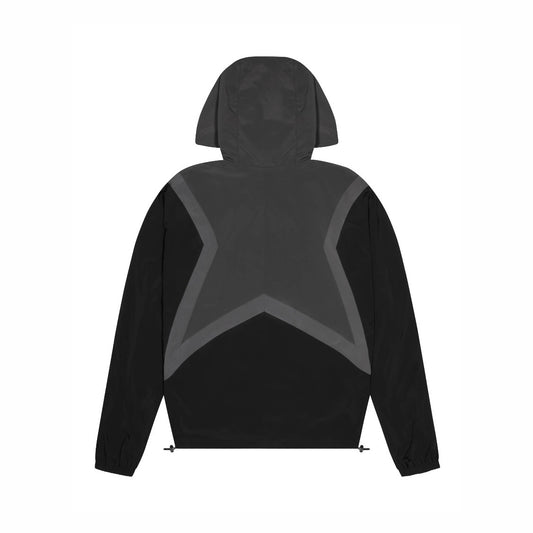 Trapstar Iron Gate Arch Star Shell Jacket Black